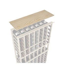Solid Top Shelves