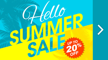 Summer Sale! Save up to 20% + Free Shipping